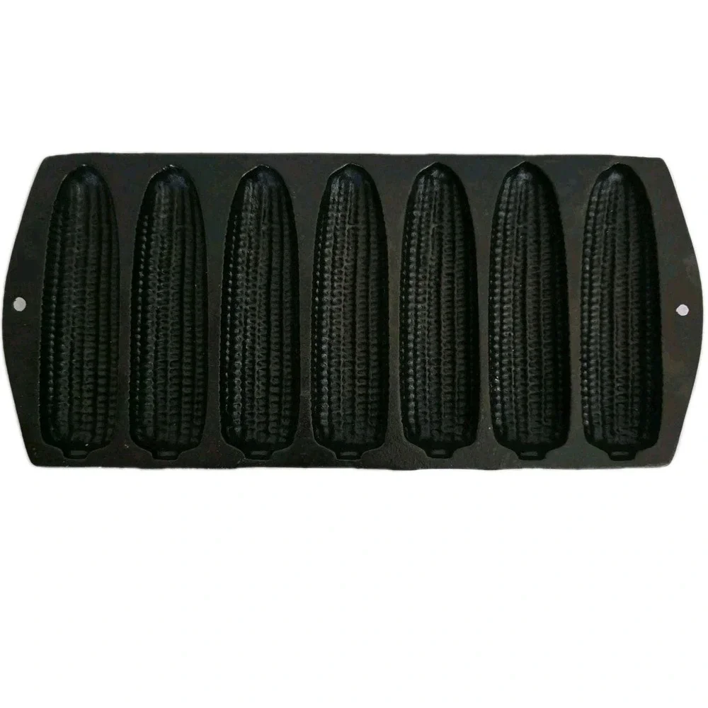 Vintage Cast‎ Iron Cornbread Stick Pan 7 Slot 12